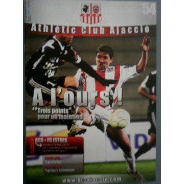 Fascicule Athlétic Club AJACCIO A L&#39OURS ACA ISTRES mars 2010