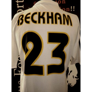 Maillot REAL MADRID SIEMENS Mobile BECKHAM N°23 Taille XL