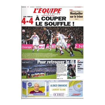 Journal l&#39Equipe 66° année N°21 047 Dimanche 26 fevrier 2012