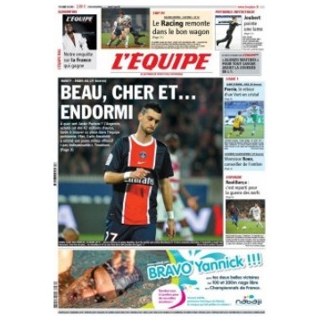 Journal l&#39Equipe 67° année N°21 080 Vendredi 30 Mars 2012