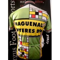 Maillot Cyclisme Ancien HAGUENAU HYERES 89 taille L VINTAGE