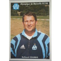 Carte Postale OM lOlympique de Marseille 97/98 Rolland COURBIS