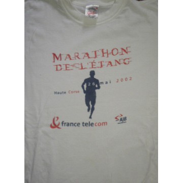 Tee shirt MARATHON DE L&#39ETANG 26 Mai 2012 Haute Corse taille 