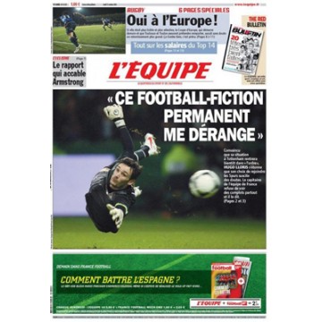 Journal l&#39Equipe 67° année N°21 272 Jeudi 11 octobre 2012