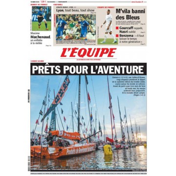 Journal l&#39Equipe 67° année N°21 301 Vendredi 9 Novembre 2012