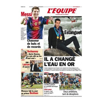 Journal l&#39Equipe 67° année N°21 322 Vendredi 30 Novembre 2012