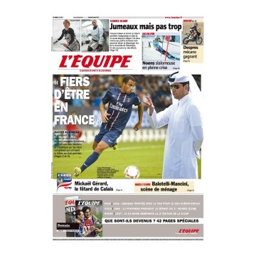 Journal l&#39Equipe 67° année N°21 357 Vendredi 4 janvier 2013