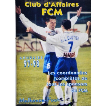 Annuaire 1997-98 ancien Club d&#39affaires FCM MULHOUSE-FOOT