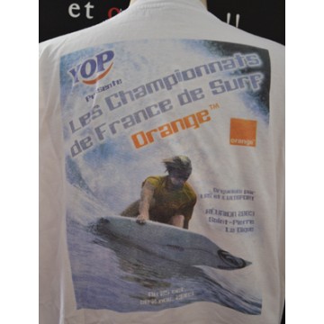 Tee shirt Championnat de FRANCE de SURF 2003 Taille XXL