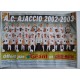 Poster Officiel ACA AJACCIO 2002-2003 Football