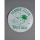 Ancien Autocollant TENNIS CLUB BASTIAIS