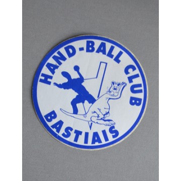 Autocollant ancien HAND BALL CLUB BASTIAIS