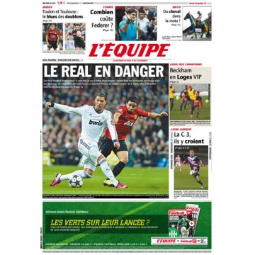 Journal l&#39Equipe 67° année N°21 398 Jeudi 14 fevrier 2013