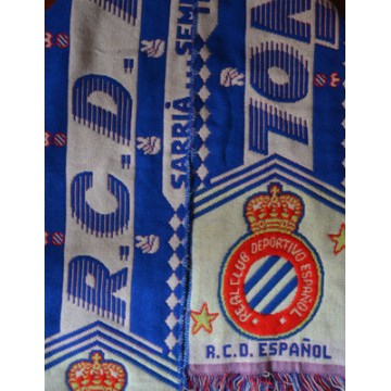 Ancienne Echarpe RCD Espanyol de Barcelone (Royal Espagnol)