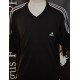 Maillot Occasion ADIDAS CLIMALITE taille L noir/bandes grises