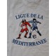 tee shirt Ancien LIGUE DE LA MEDITERRANEE taille XL
