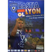 Affiche SC BASTIA / OL LYON LIGUE 1 Saison 2012-13