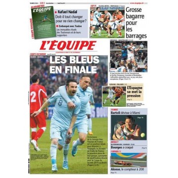 Journal l&#39Equipe 68° année N°21 435 Samedi 23 Mars 2013 +Mag