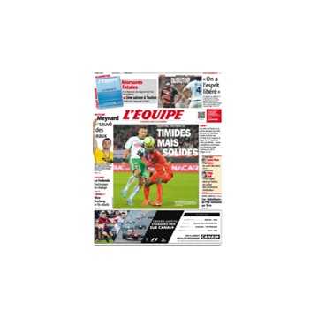 Journal l'Equipe 68° année N°21 456 Samedi 13 avril 2013