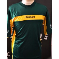 Maillot Football Occasion UHLSPORT vert/jaune taille M/L