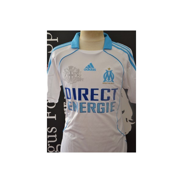 Maillot Enfant OM MARSEILLE adidas taille 8ans (ME494) - ARGUS FOOT & SPORTS