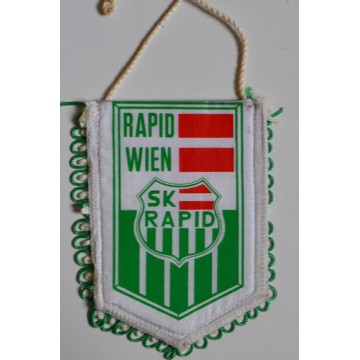 Fanion ancien SK Rapid Wien Autriche petit modèle