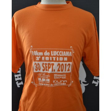 Maillot Course 10km de LUCCIANA 3ème édition 2012 taille XL