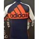 Maillot Cyclisme Entrainement ADIDAS taille 3 orange/bleu