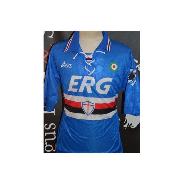 Maillot Officiel ancien SAMPDORIA Asics taille S/M - ARGUS FOOT & SPORTS