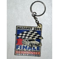 Porte clef ancien MAZAMET 2002 Finale Coupe de France RALLYES