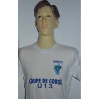 Tee shirt LIGUE CORSE DE FOOTBALL Coupe U13 taille 12/14ans