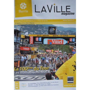 Magazine 100ème Tour de France de cyclisme BASTIA juil/Ao 2013