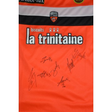 Maillot FC LORIENT BRETAGNE Taille XL signé par des joueurs