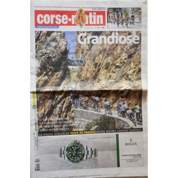 JOURNAL CORSE-MATIN TOUR DE FRANCE CYCLISME 2/07/2013