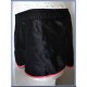 Short athlétisme femme H&M taille M noir bandes rose
