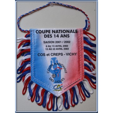 Fanion FFF COUPE NATIONALE DES 14ANS saison 2001/2002