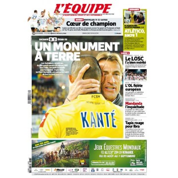 Journal l&#39Equipe 69° année N°21 854 Dimanche 18 Mai 2014