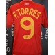 Maillot ESPAGNE Fernando TORRES N°9 taille S
