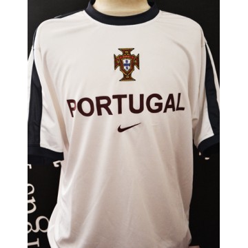 Maillot Officiel F.P.F PORTUGAL Nike taille L blanc