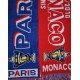 Echarpe PARIS SG/AS MONACO finale coupe de France 2010