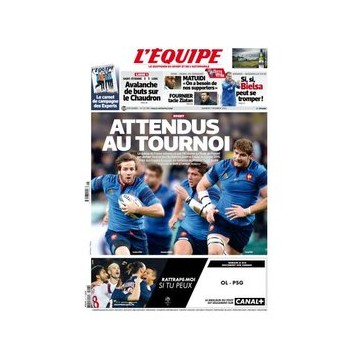 Journal l&#39Equipe 69° année N°22 118 Samedi 7 Fevrier 2015