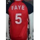 Maillot equipe FRANCE BEACH Soccer LEAGUE porté N°5 FAYE