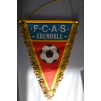 Fanion F-C-A-S-GRENOBLE ancien football GRAND modèle