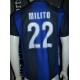 Maillot Inter Milan N°22 MILITO taille S réplique