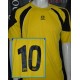 Maillot Football NowOne taille L/XL N°10 jaune