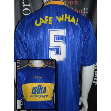 Maillot Football amateur CORSE CAFE WHA porté N°5