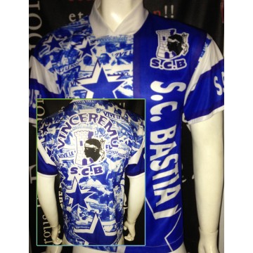 Maillot S.C.BASTIA  Occasion taille M Supporter