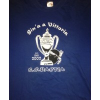 Tee-shirt SC BASTIA Sin'a a Vittoria taille XXL Coupe de france 2002