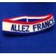 Bandeau ancien année 80 ALLEZ FRANCE bleu/blanc/rouge