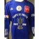 Maillot Coupe de France 2002-2003 Adidas bleu porté N°5 taille XL 